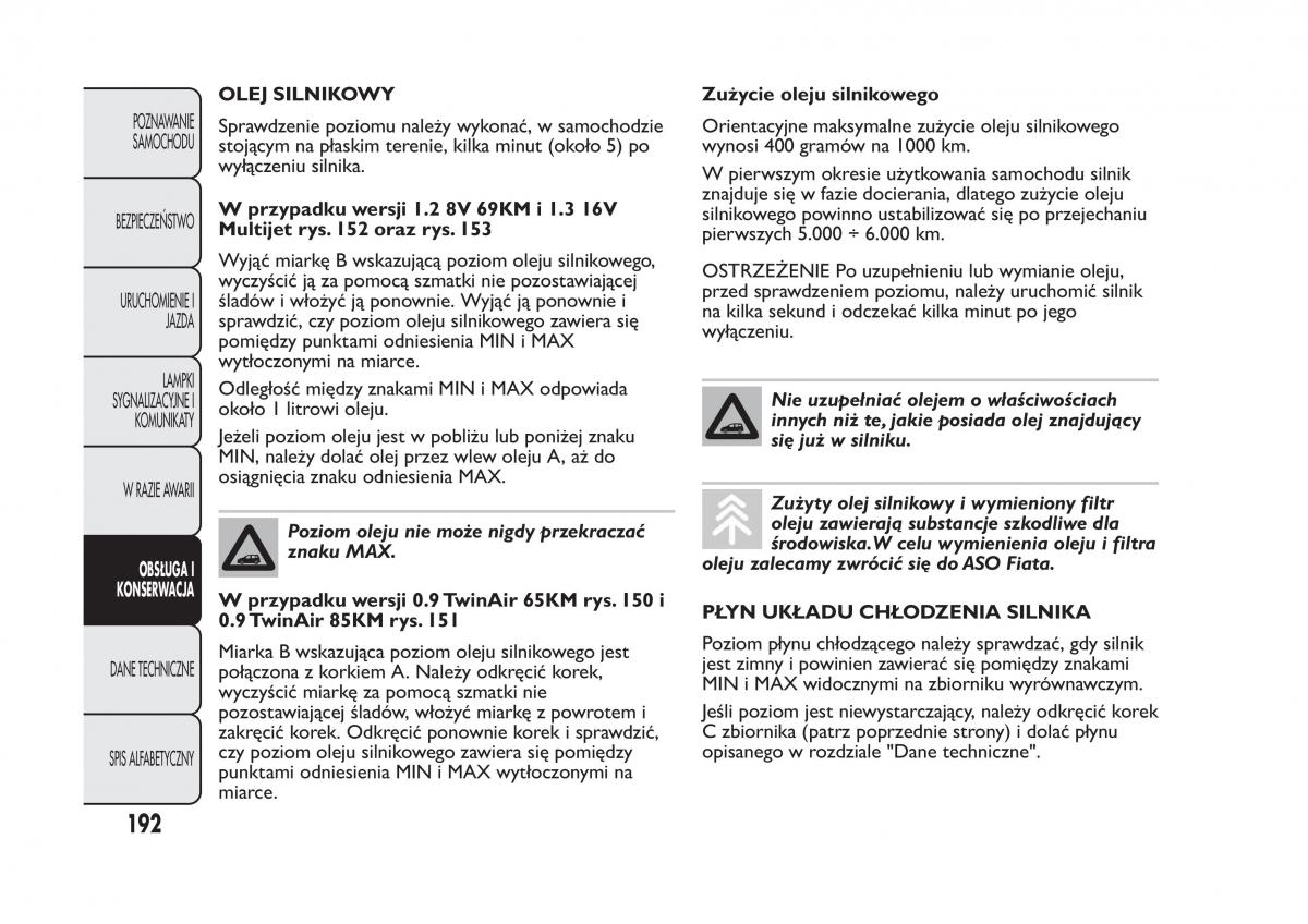 Fiat Panda III 3 instrukcja obslugi / page 196