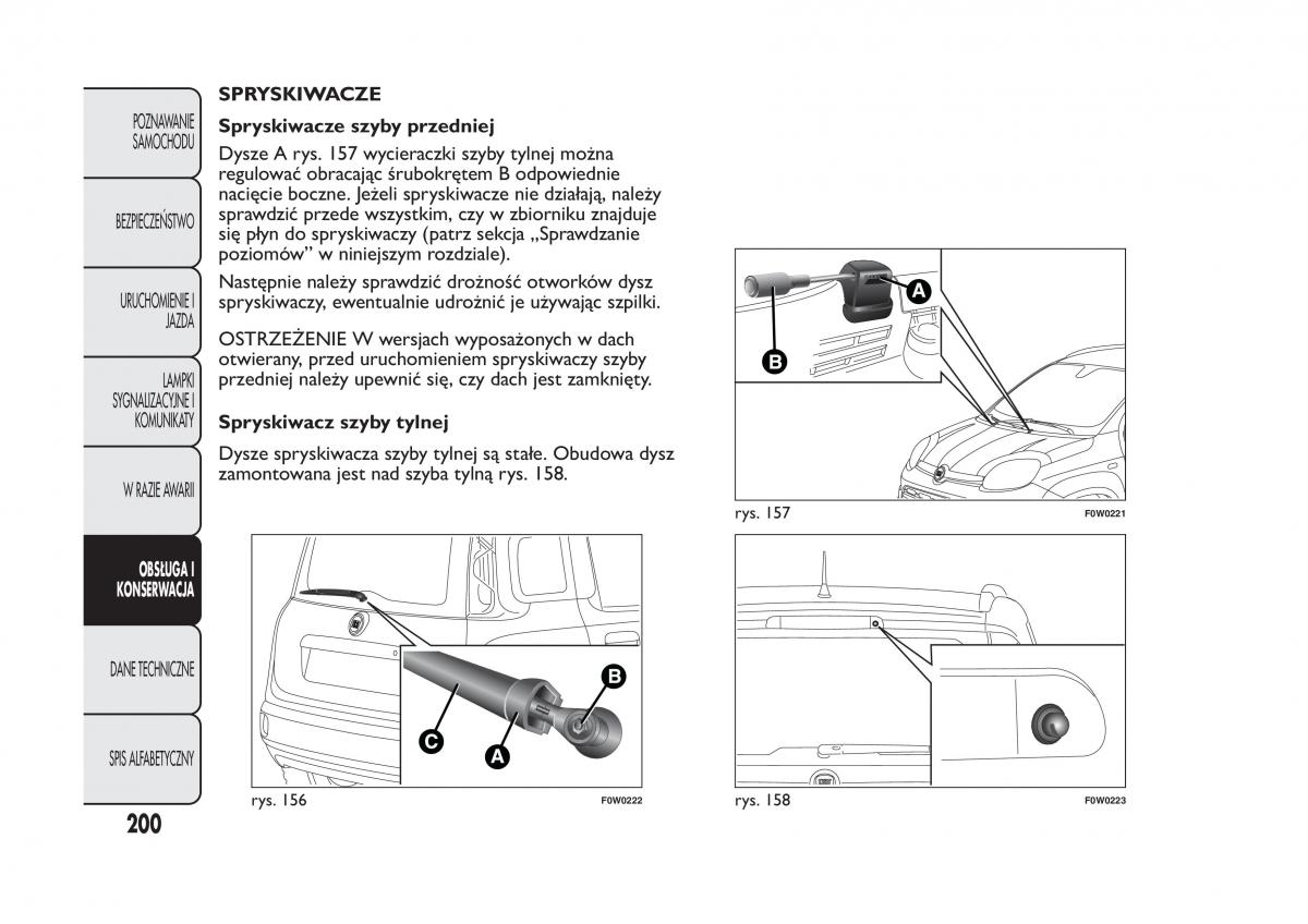 Fiat Panda III 3 instrukcja obslugi / page 204