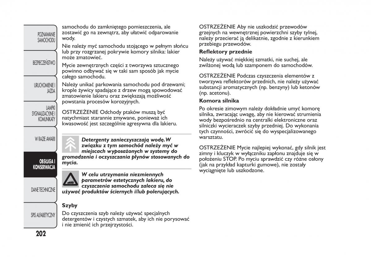 Fiat Panda III 3 instrukcja obslugi / page 206