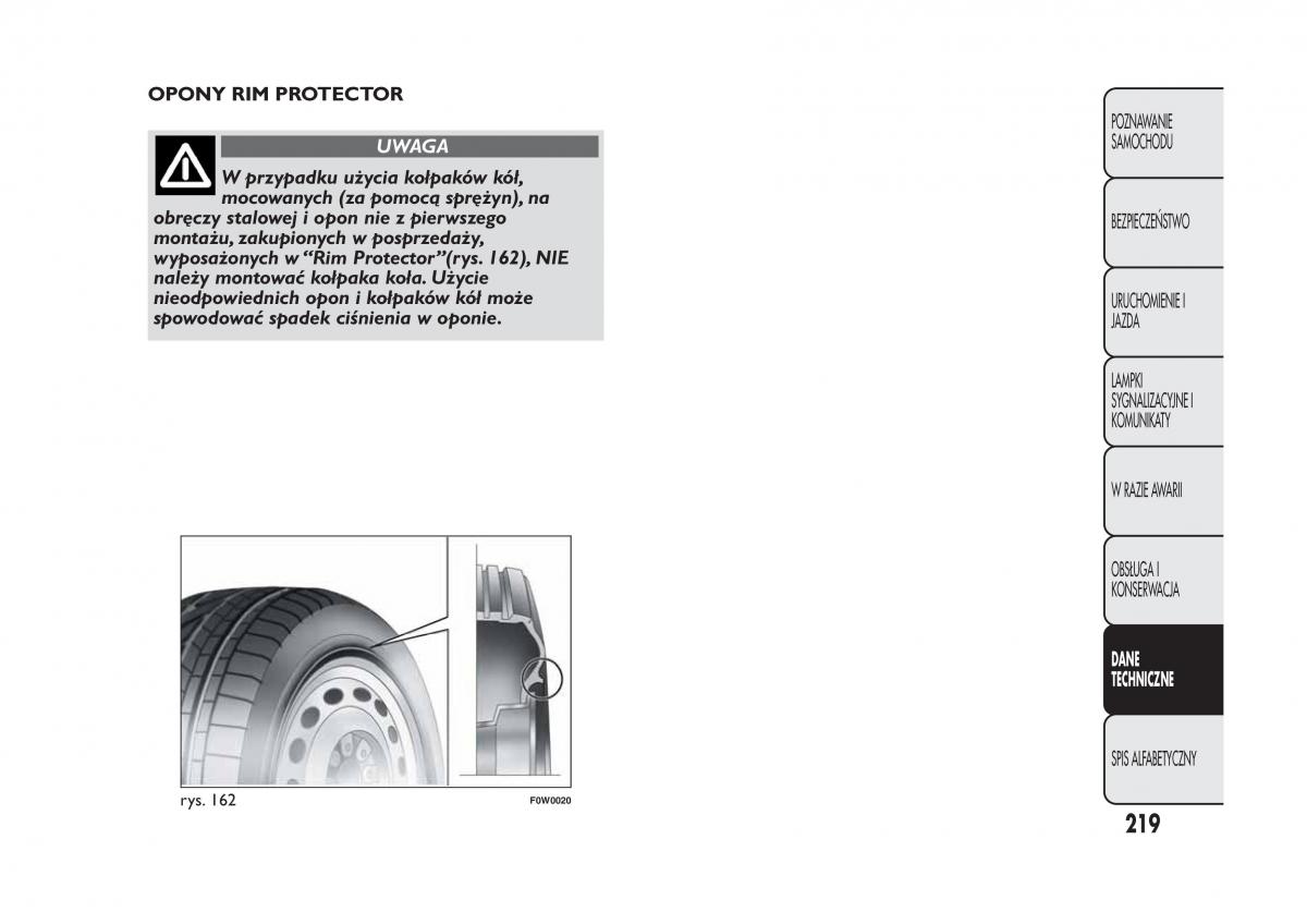 Fiat Panda III 3 instrukcja obslugi / page 223