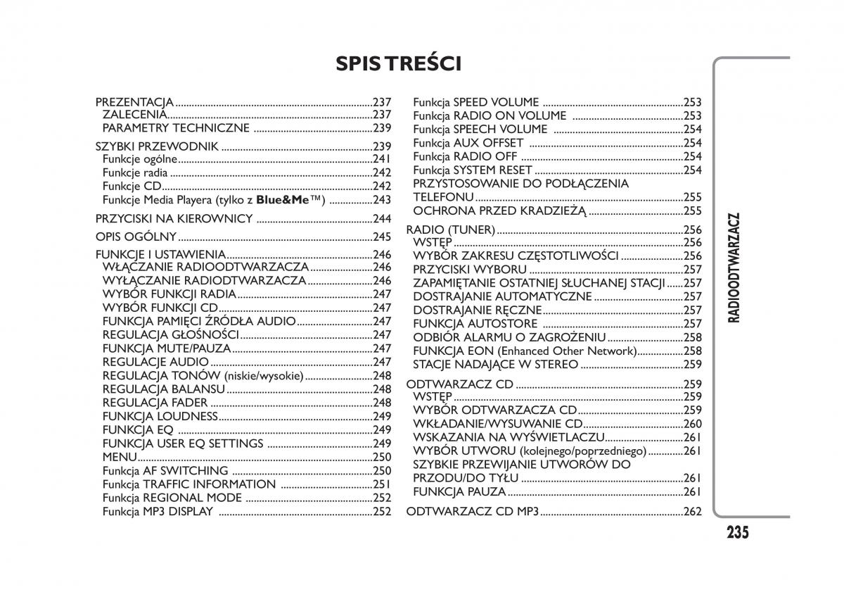 Fiat Panda III 3 instrukcja obslugi / page 239