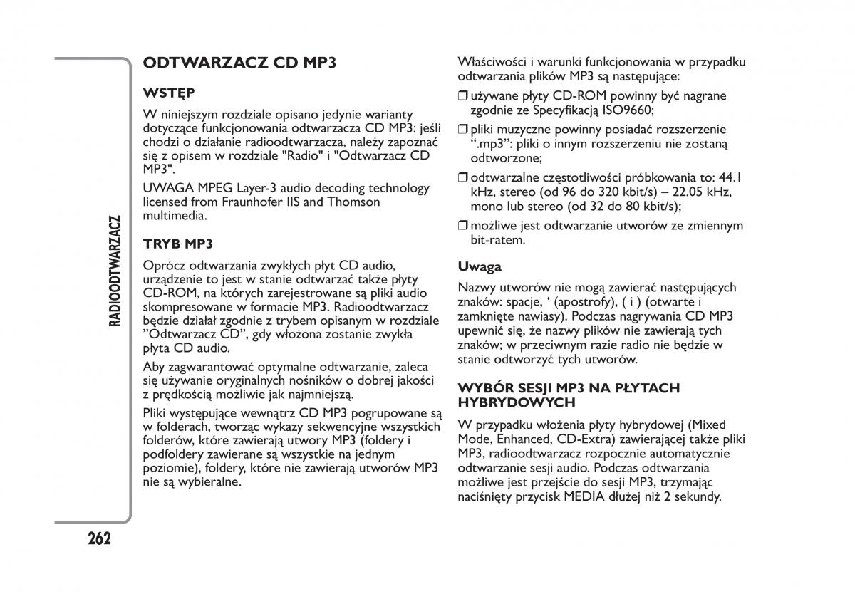 Fiat Panda III 3 instrukcja obslugi / page 266