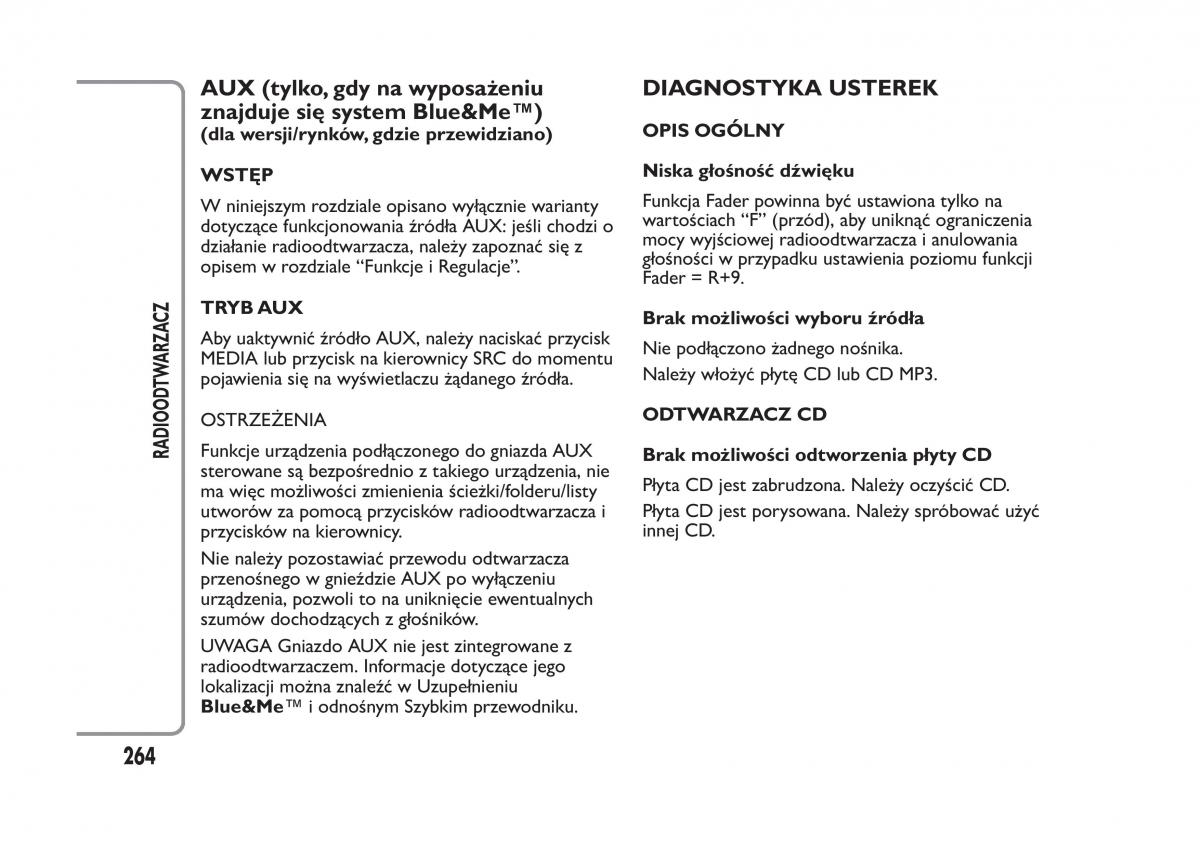 Fiat Panda III 3 instrukcja obslugi / page 268