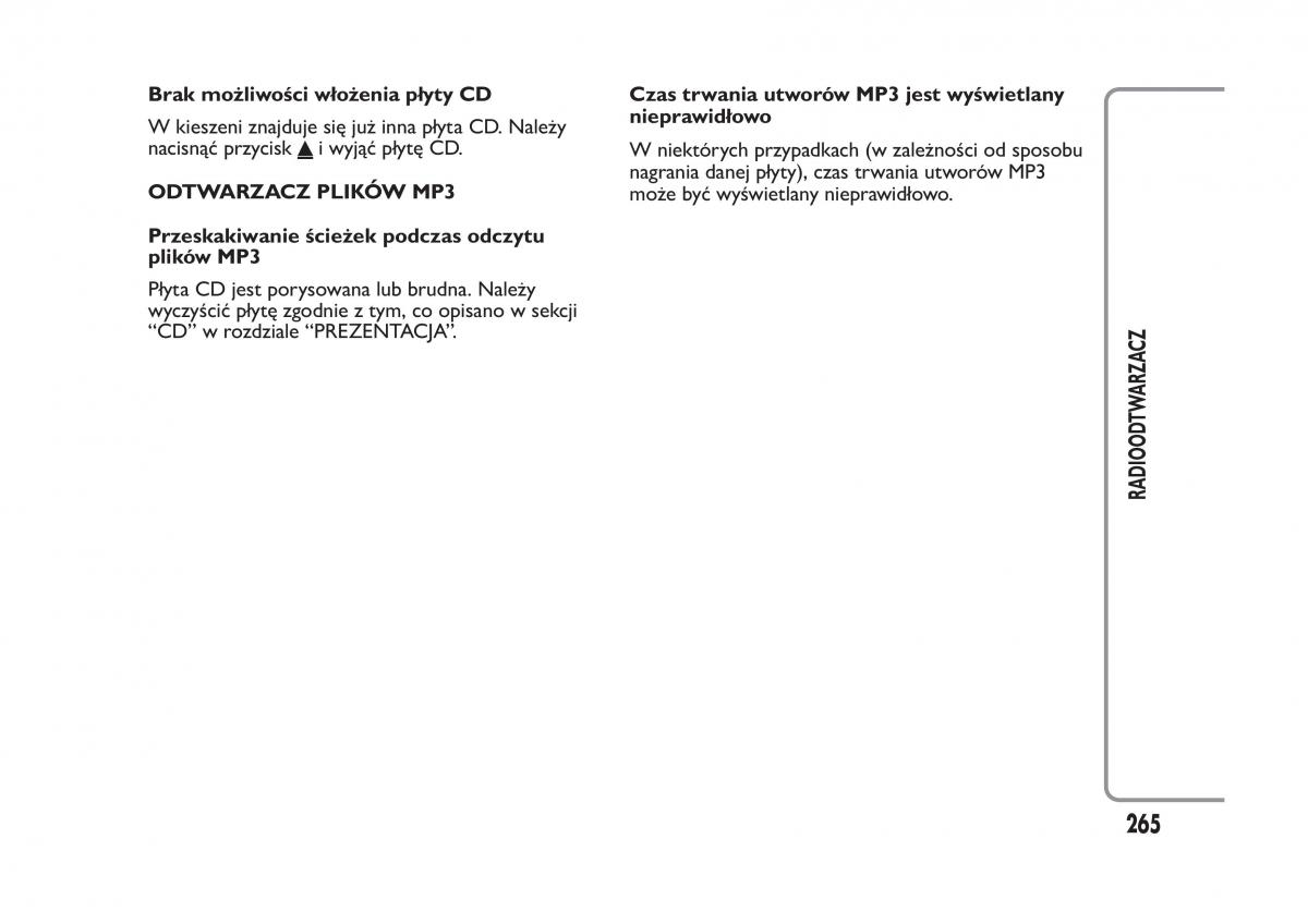 Fiat Panda III 3 instrukcja obslugi / page 269