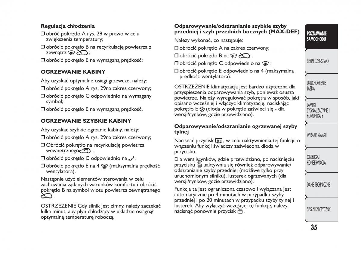 Fiat Panda III 3 instrukcja obslugi / page 39