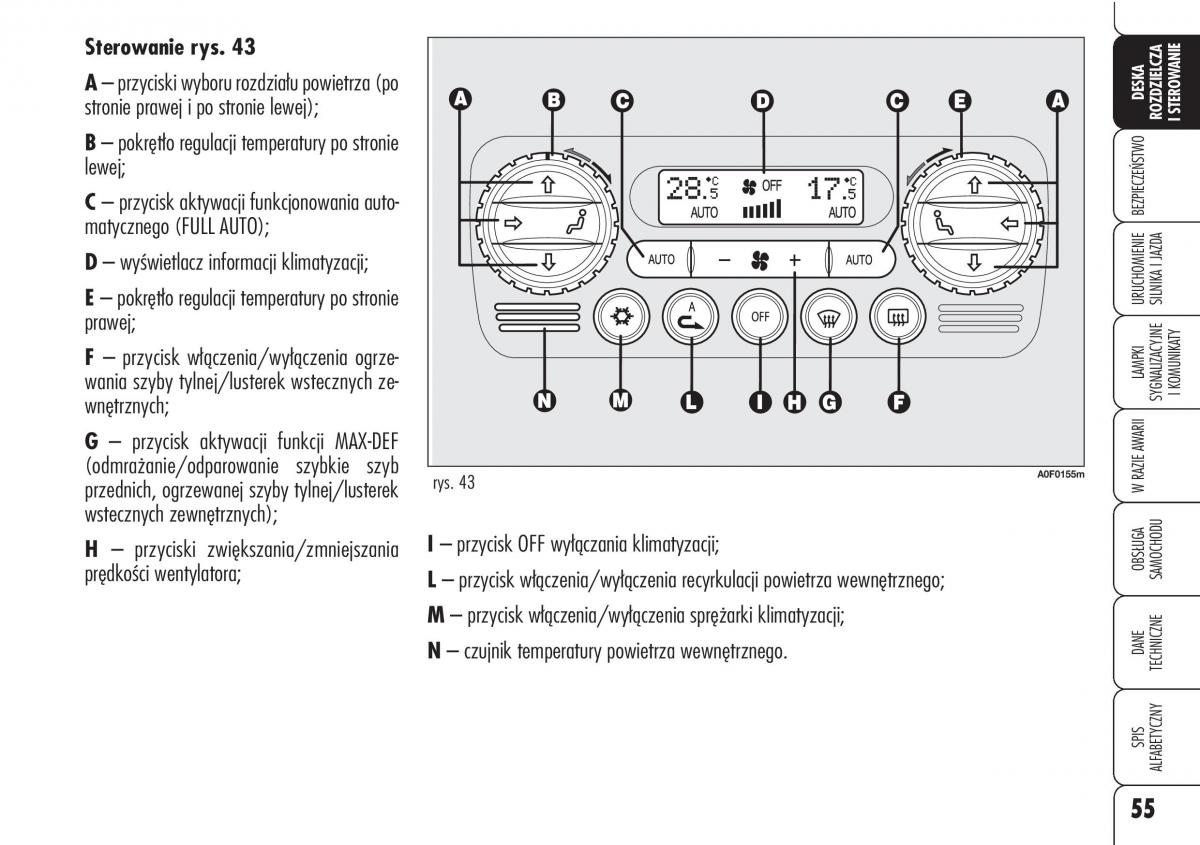 Alfa Romeo Brera Spider instrukcja obslugi / page 57