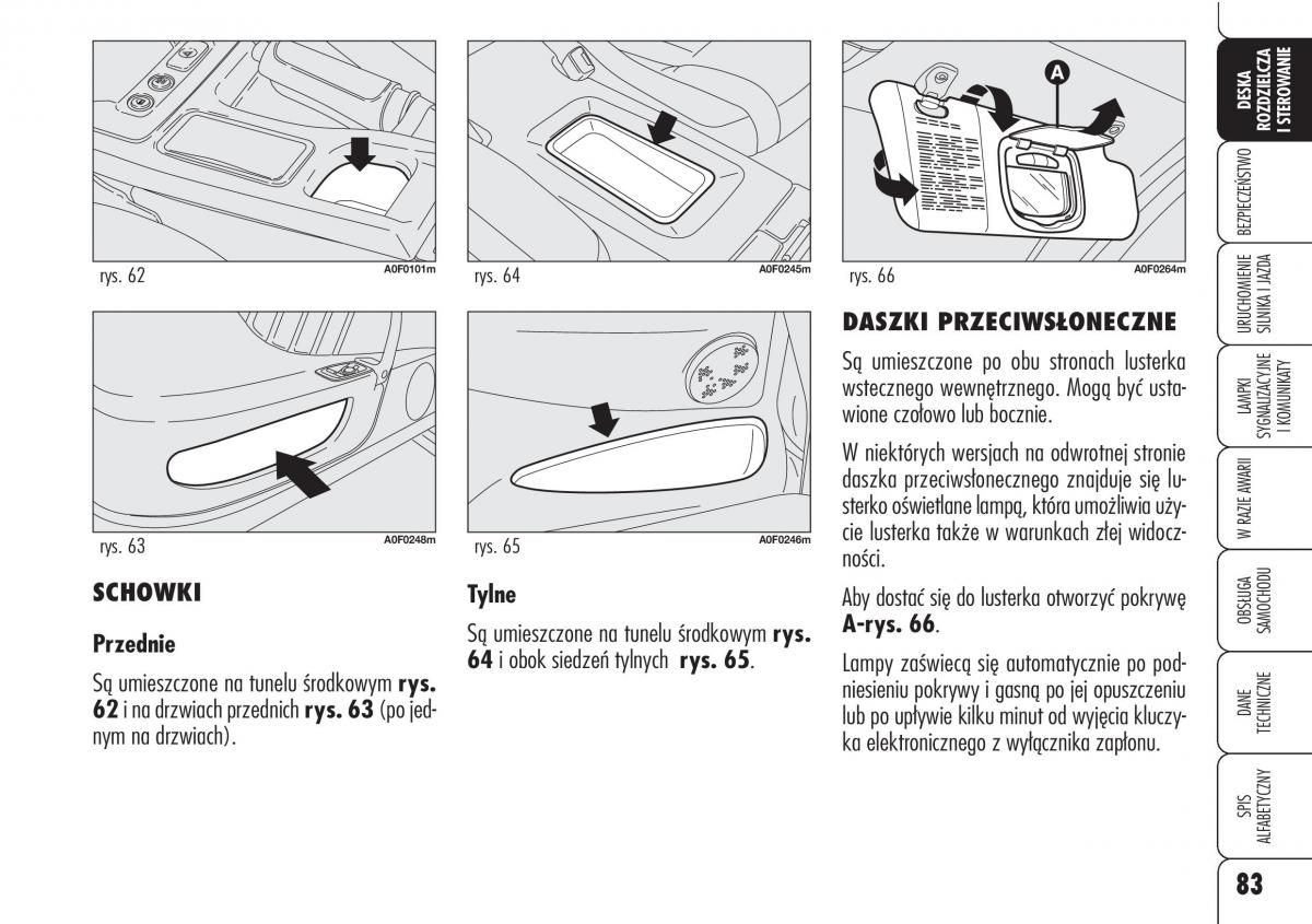 Alfa Romeo Brera Spider instrukcja obslugi / page 85