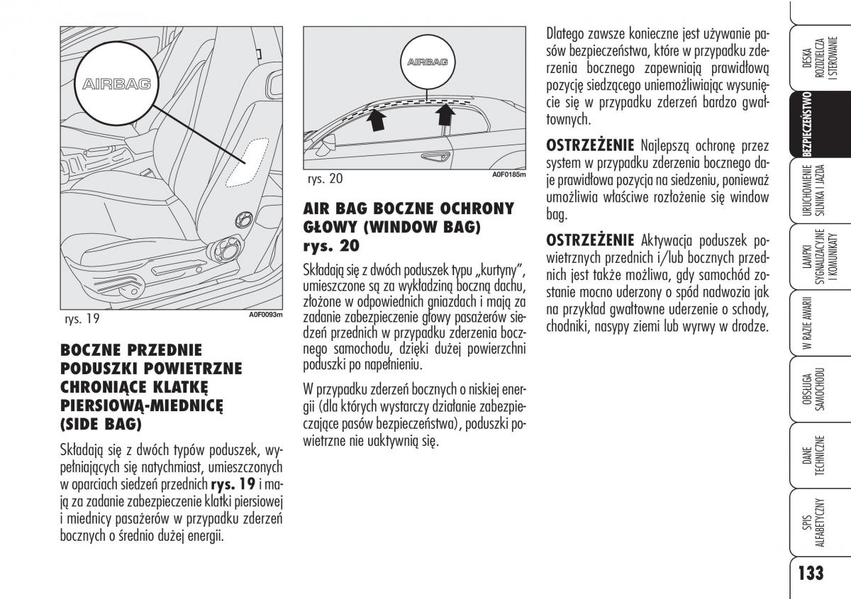 Alfa Romeo Brera Spider instrukcja obslugi / page 135