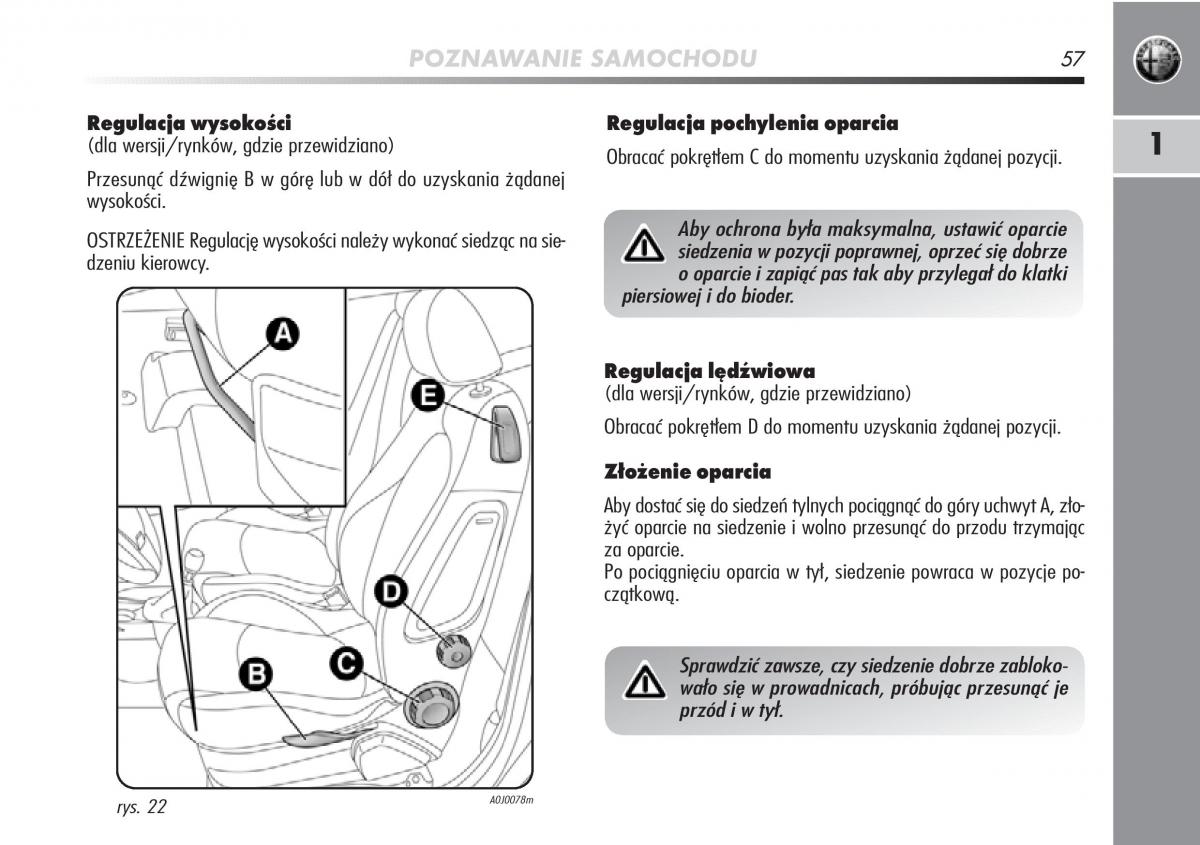 manual  Alfa Romeo Mito instrukcja / page 58