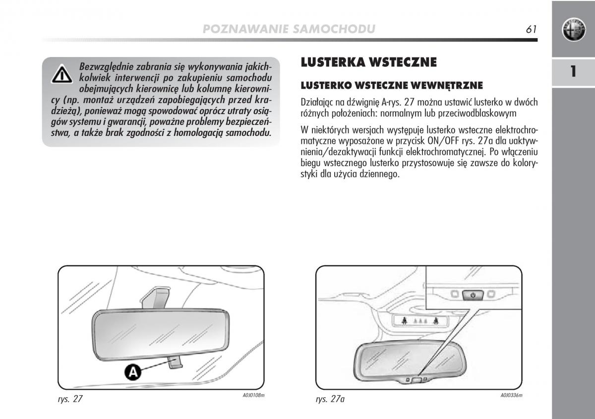 manual  Alfa Romeo Mito instrukcja / page 62