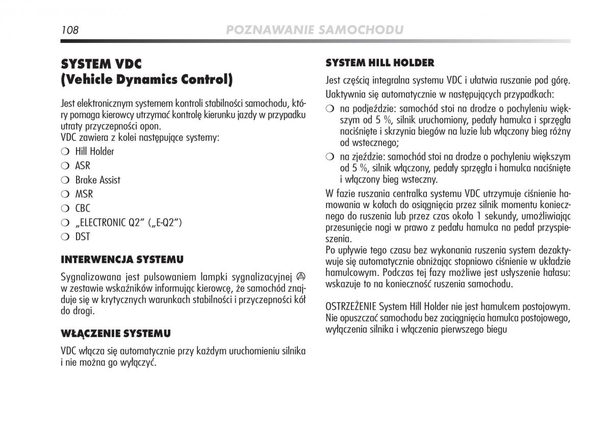 manual  Alfa Romeo Mito instrukcja / page 109