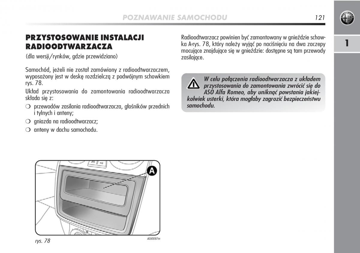 manual  Alfa Romeo Mito instrukcja / page 122