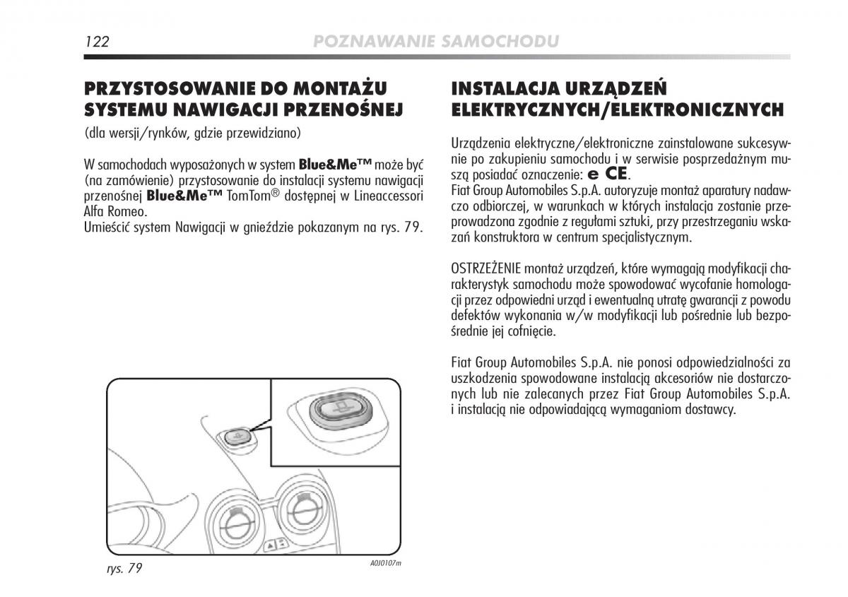 manual  Alfa Romeo Mito instrukcja / page 123