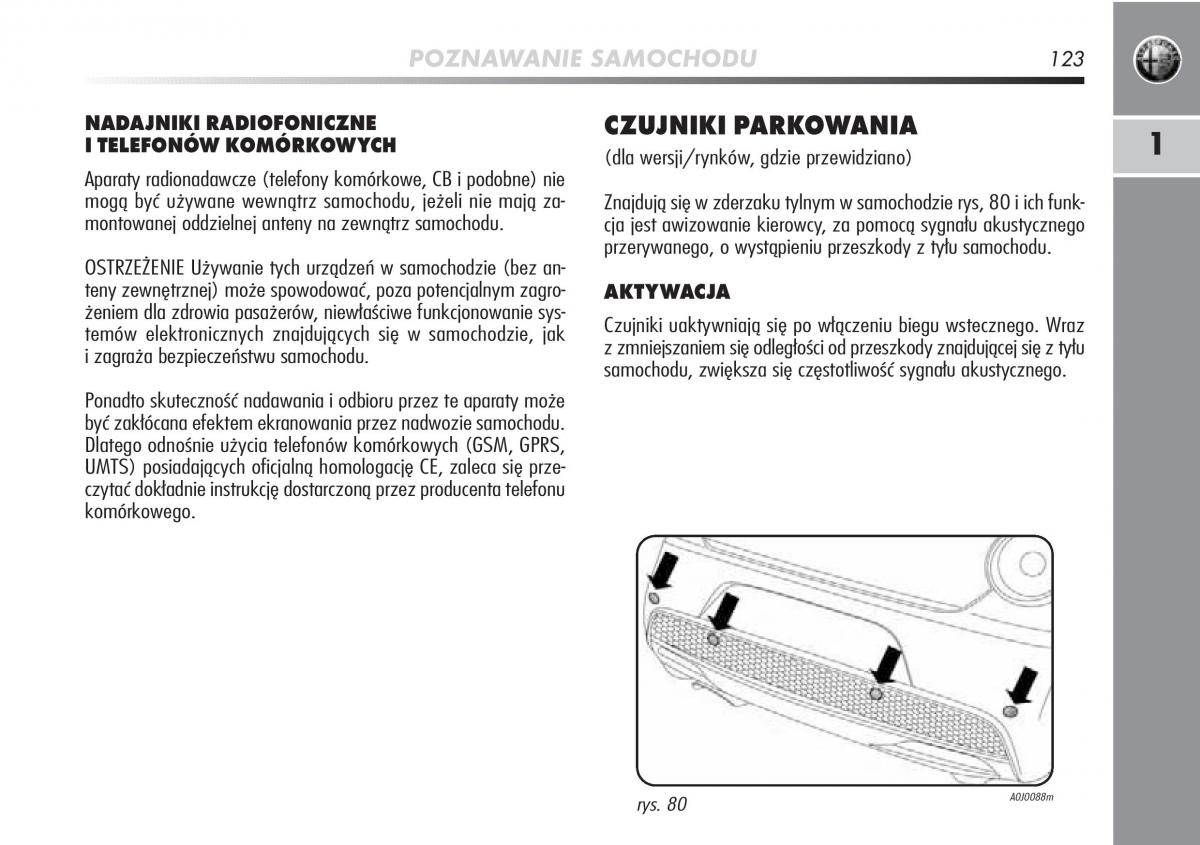 manual  Alfa Romeo Mito instrukcja / page 124