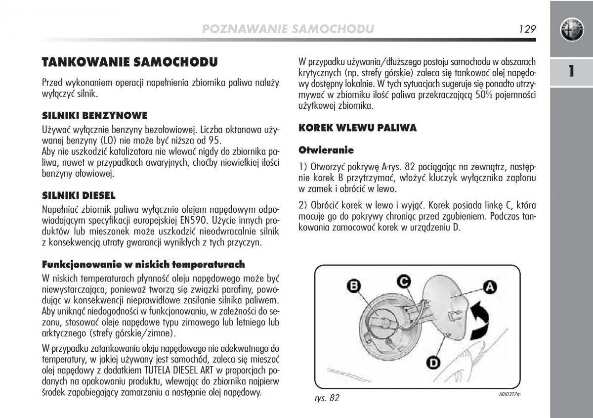 Alfa Romeo Mito instrukcja obslugi / page 130