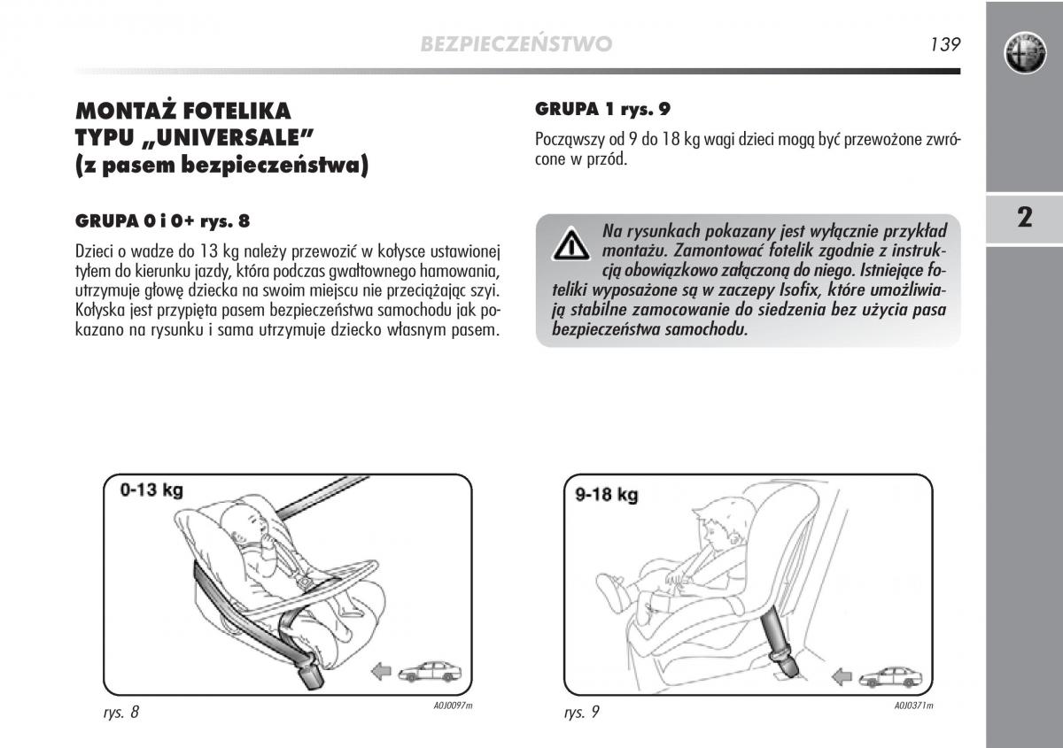 manual  Alfa Romeo Mito instrukcja / page 140