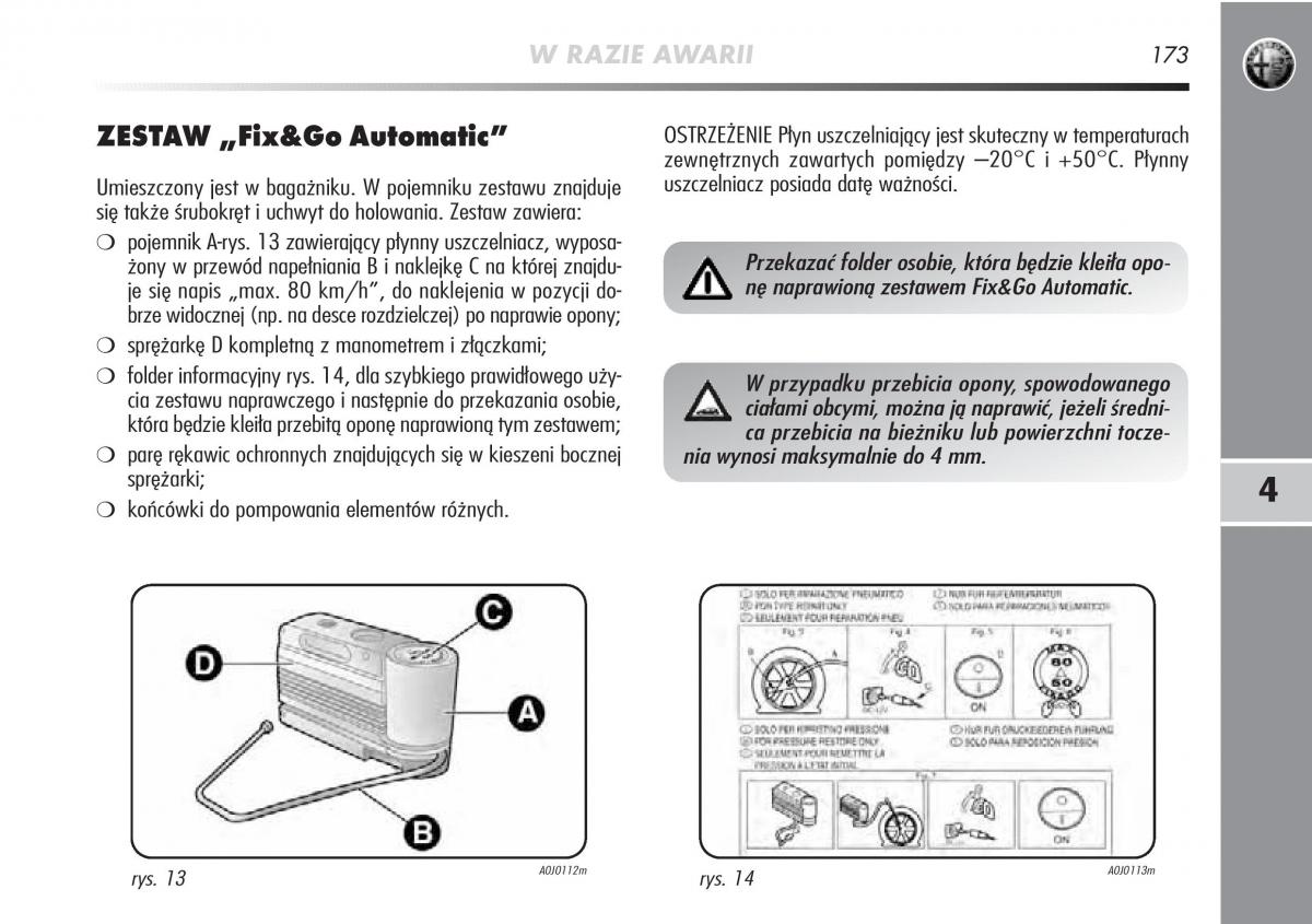 manual  Alfa Romeo Mito instrukcja / page 174