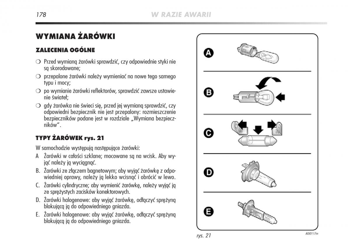 manual  Alfa Romeo Mito instrukcja / page 179