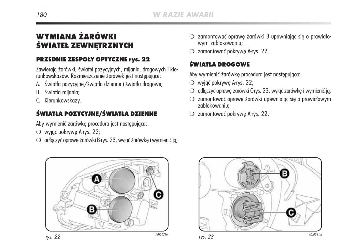 Alfa Romeo Mito instrukcja obslugi / page 181