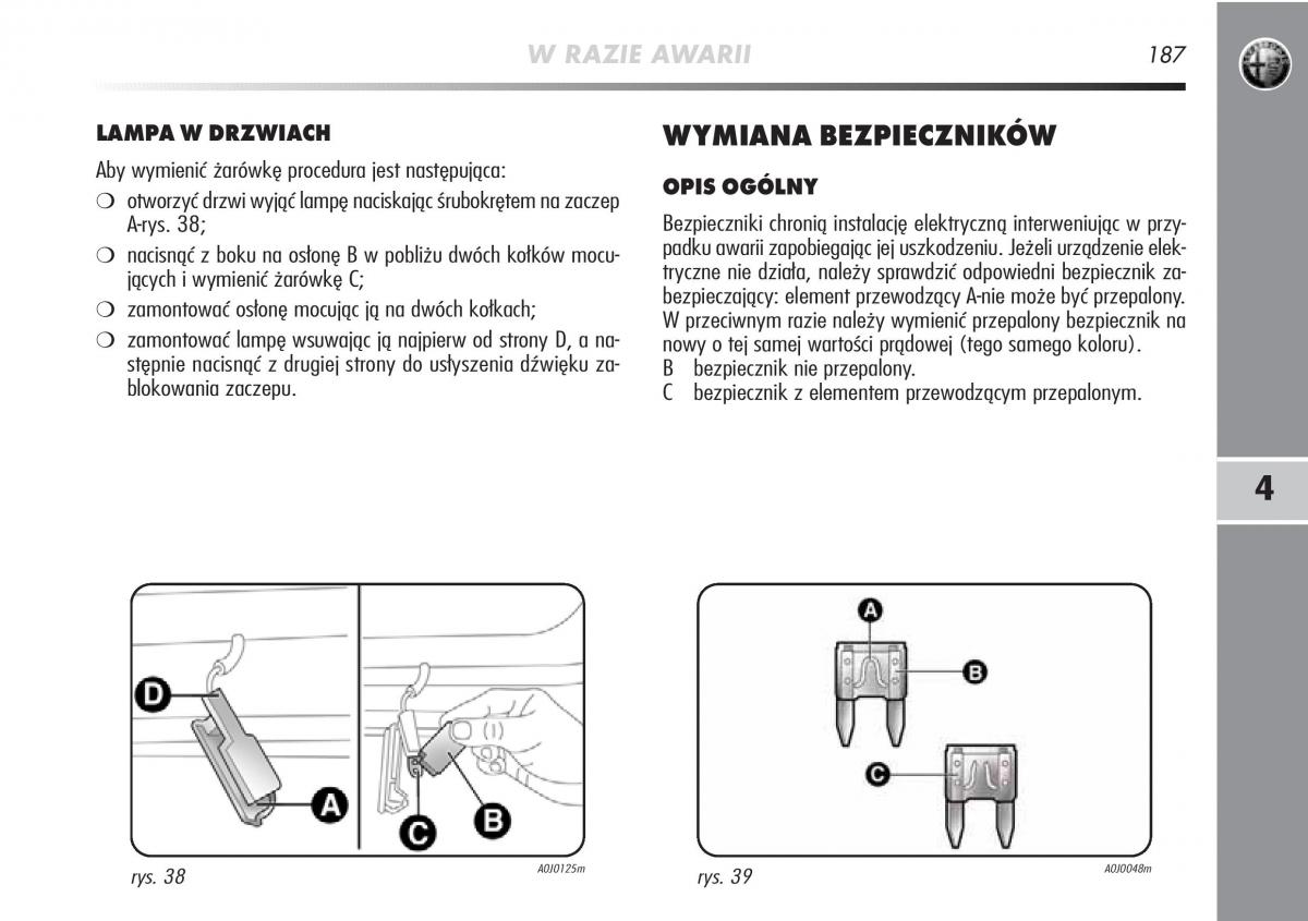 manual  Alfa Romeo Mito instrukcja / page 188