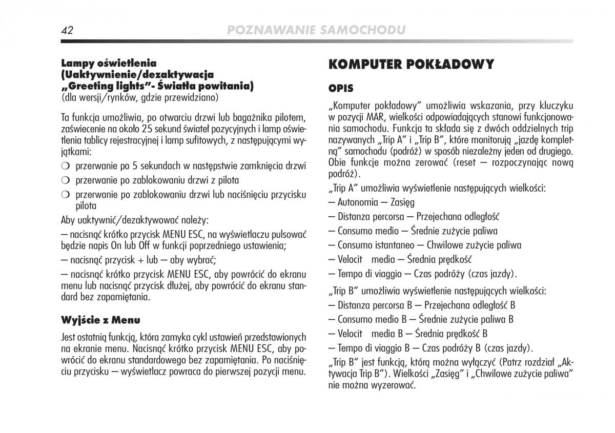 manual  Alfa Romeo Mito instrukcja / page 43
