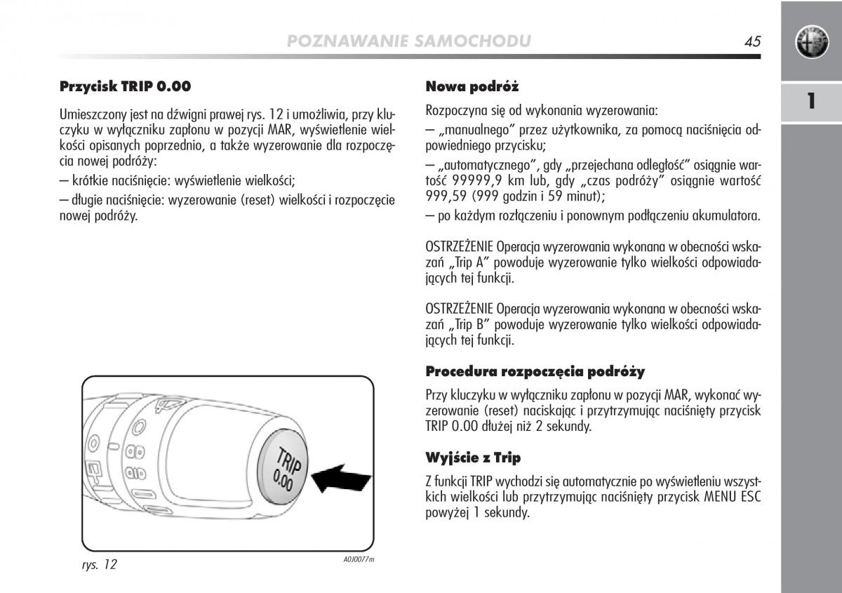 manual  Alfa Romeo Mito instrukcja / page 46