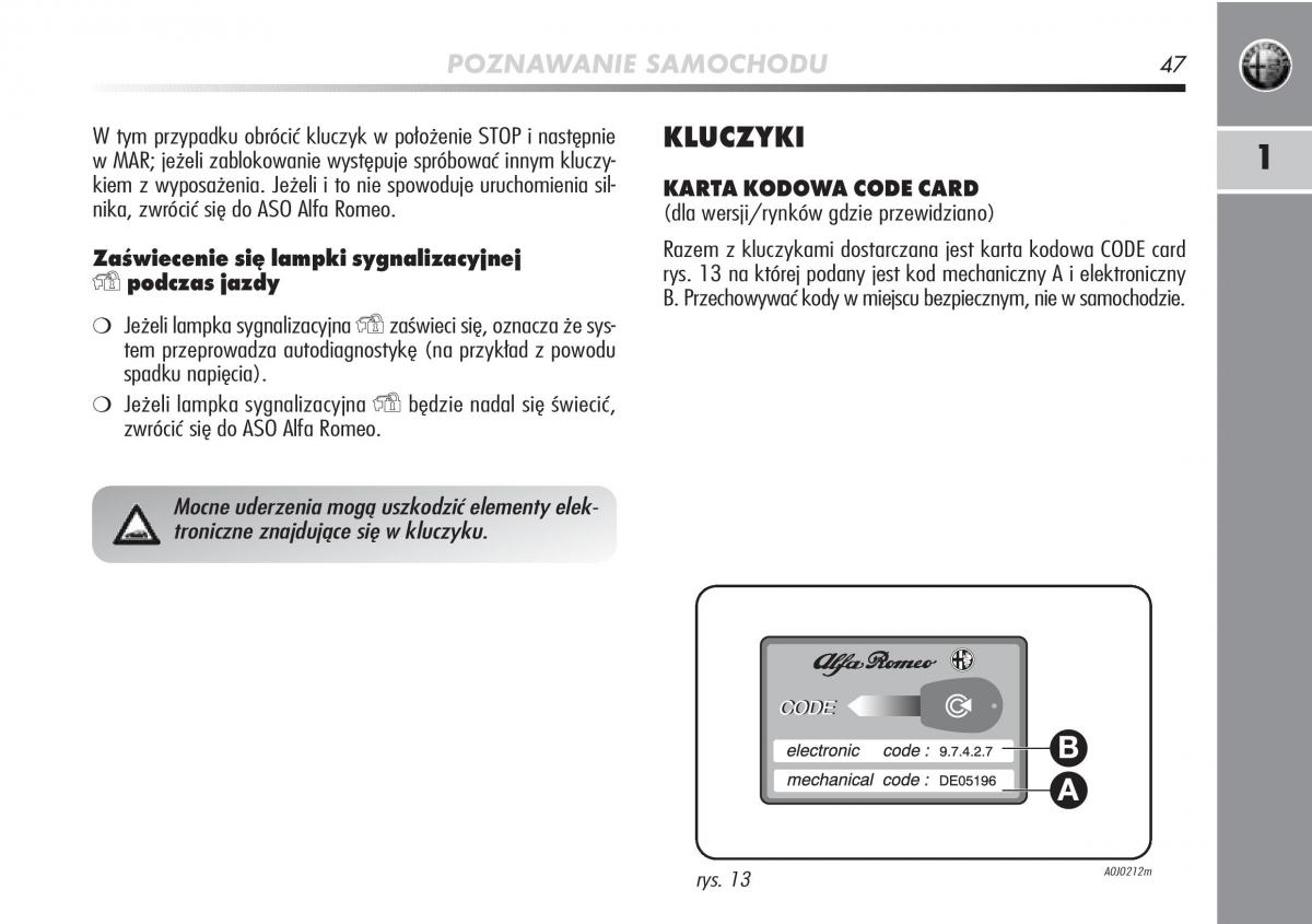 manual  Alfa Romeo Mito instrukcja / page 48