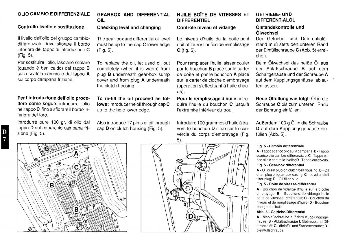 Ferrari Testarossa owners manual / page 58