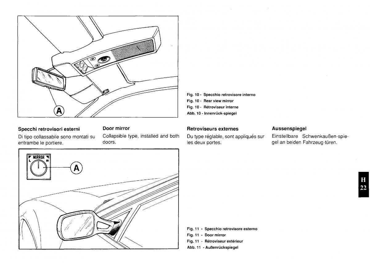 Ferrari Testarossa owners manual / page 99