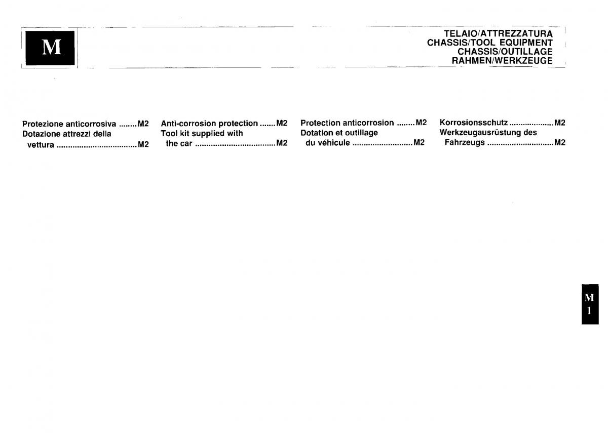 Ferrari Testarossa owners manual / page 128