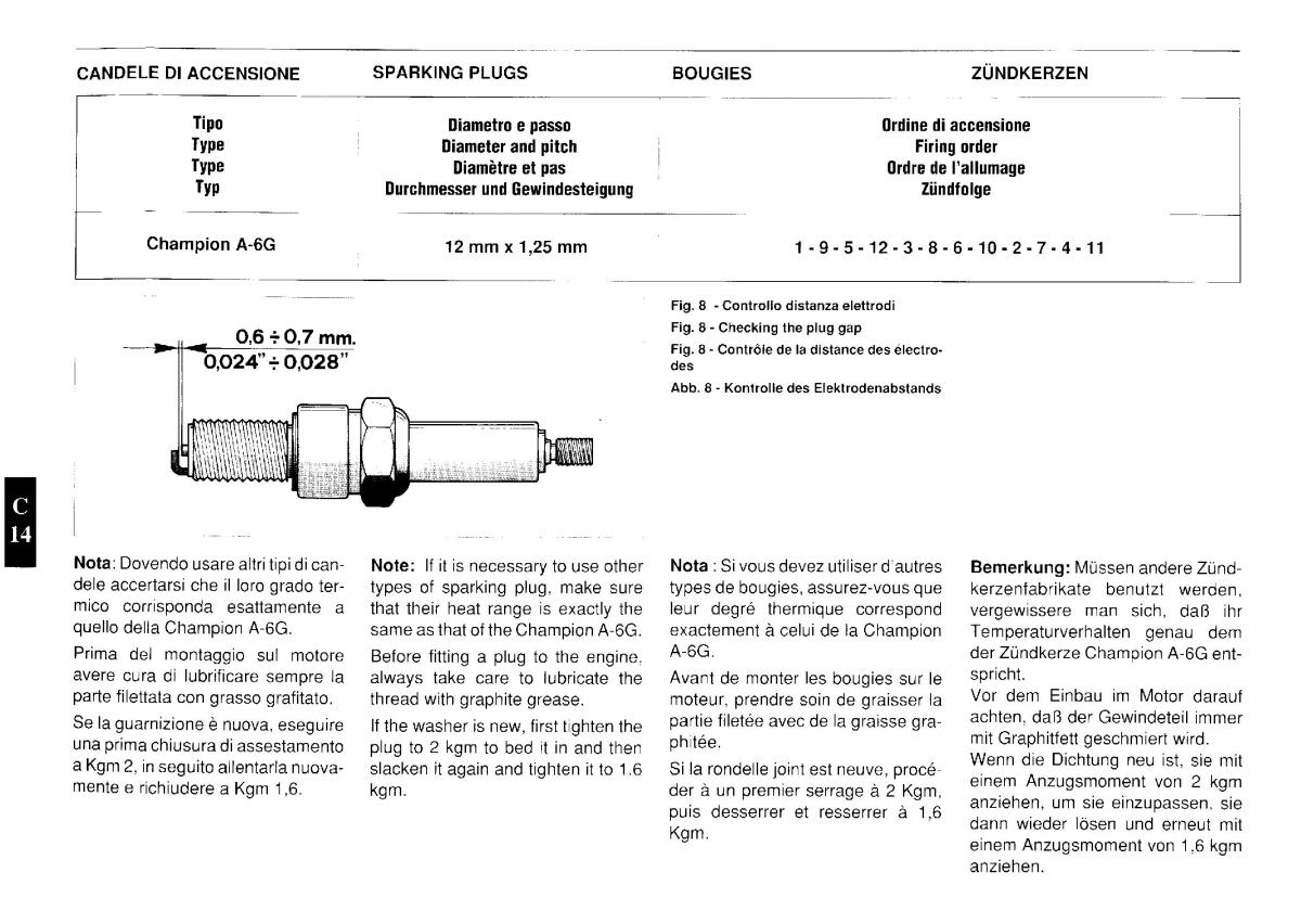 Ferrari Testarossa owners manual / page 45