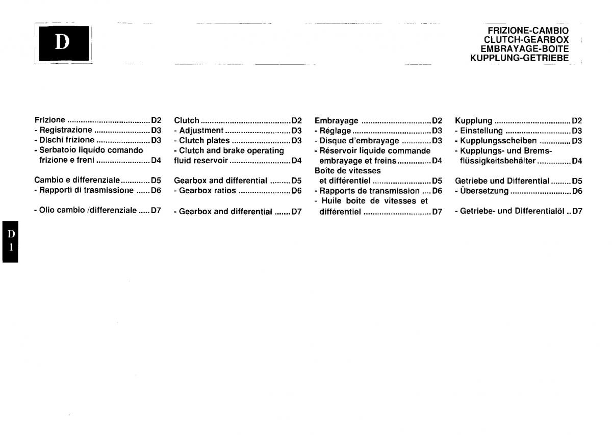 Ferrari Testarossa owners manual / page 52