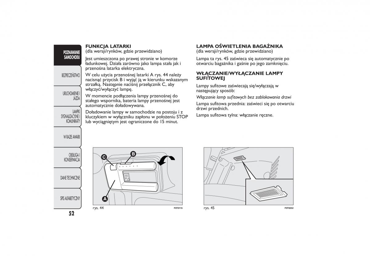 Fiat Quobo instrukcja obslugi / page 55