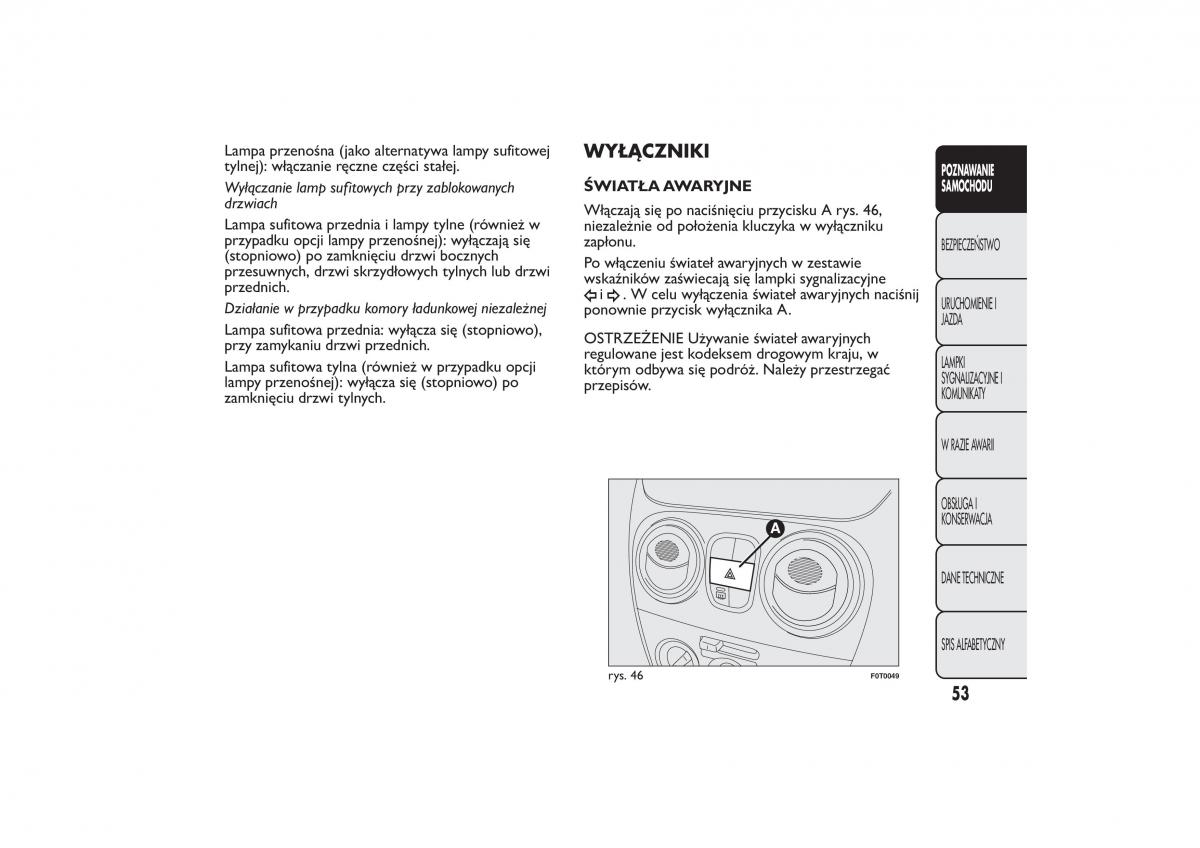 Fiat Quobo instrukcja obslugi / page 56