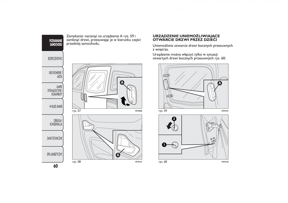 Fiat Quobo instrukcja obslugi / page 63