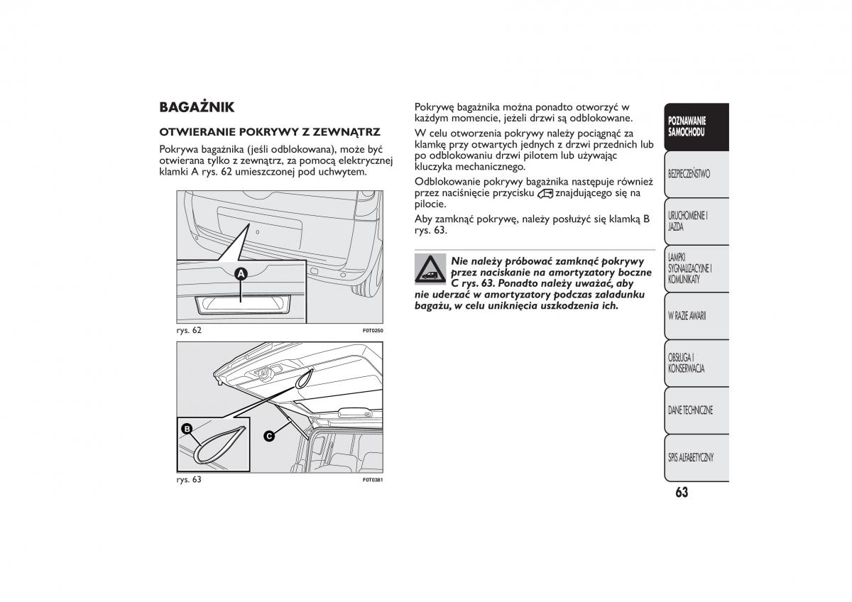 Fiat Quobo instrukcja obslugi / page 66