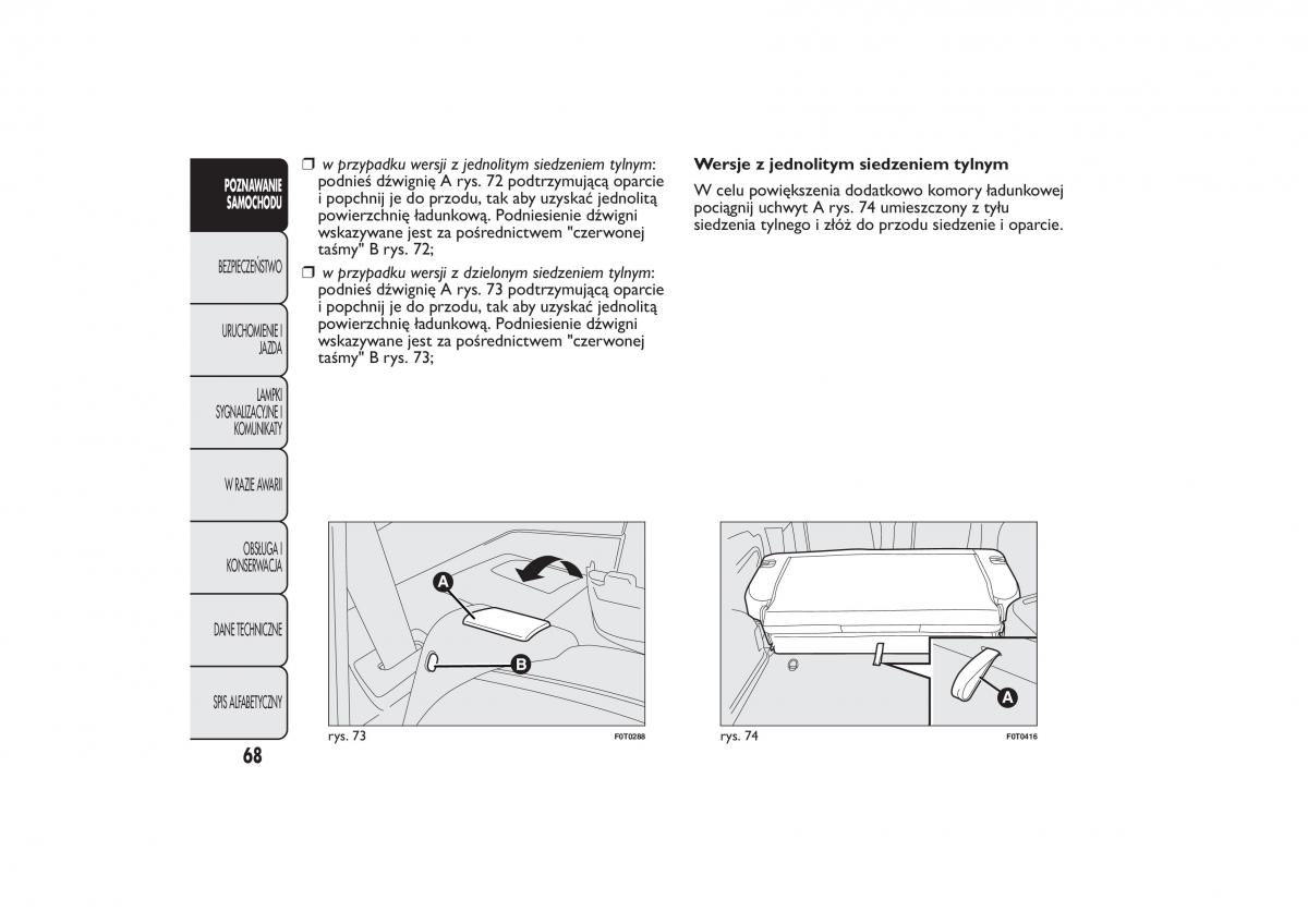 Fiat Quobo instrukcja obslugi / page 71