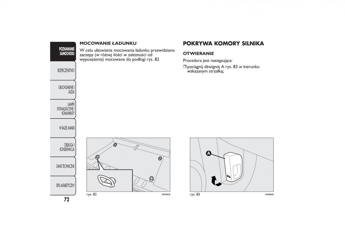 Fiat Quobo instrukcja obslugi / page 75