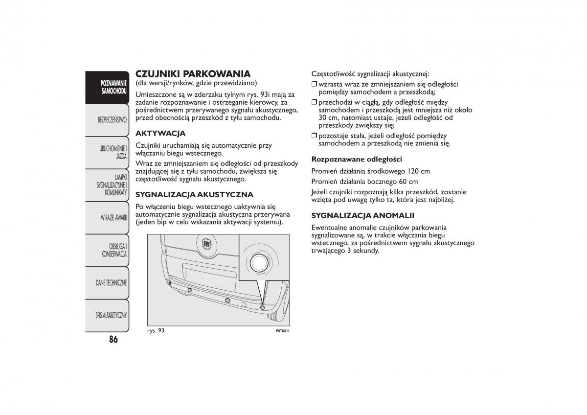 Fiat Quobo instrukcja obslugi / page 89