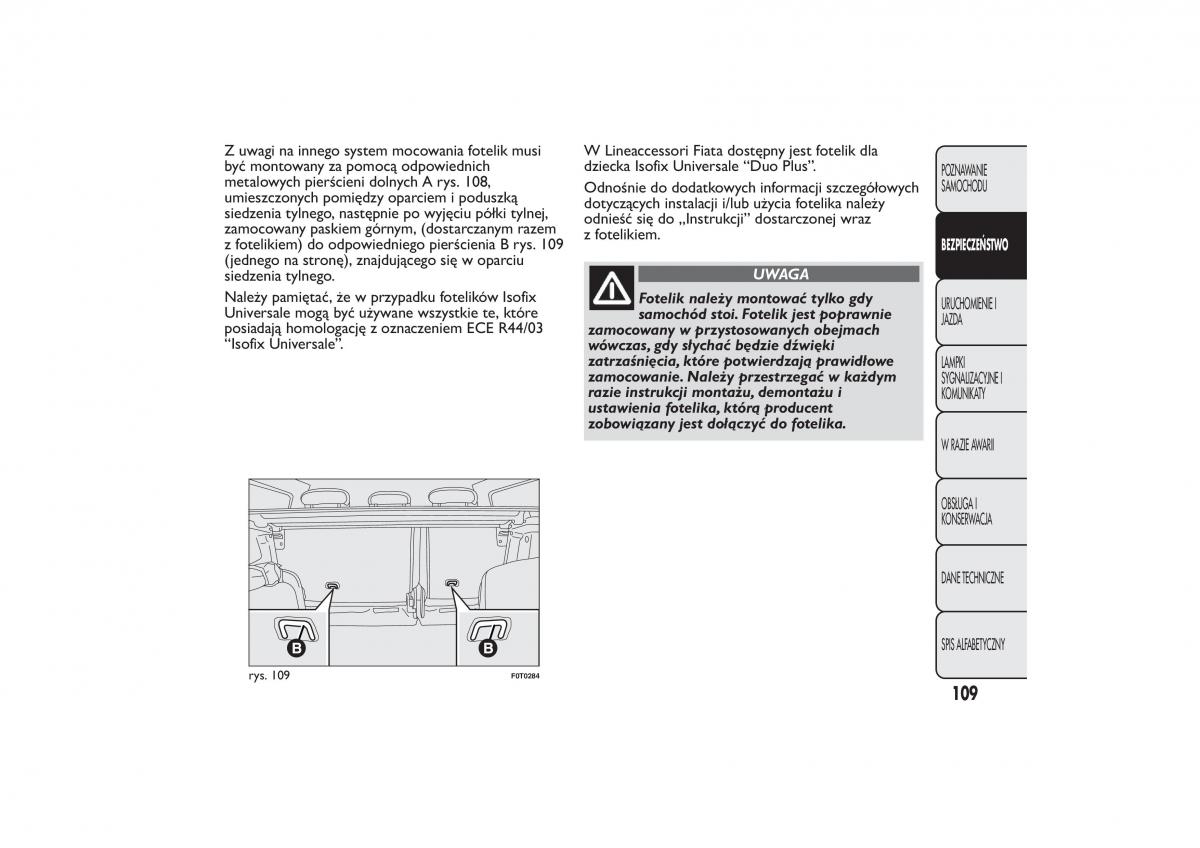 Fiat Quobo instrukcja obslugi / page 112