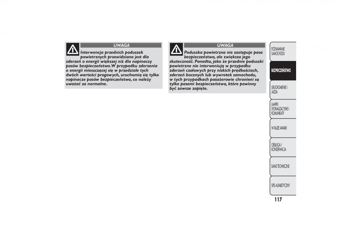 Fiat Quobo instrukcja obslugi / page 120