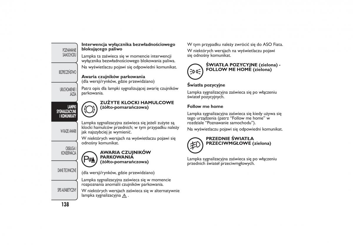 Fiat Quobo instrukcja obslugi / page 141