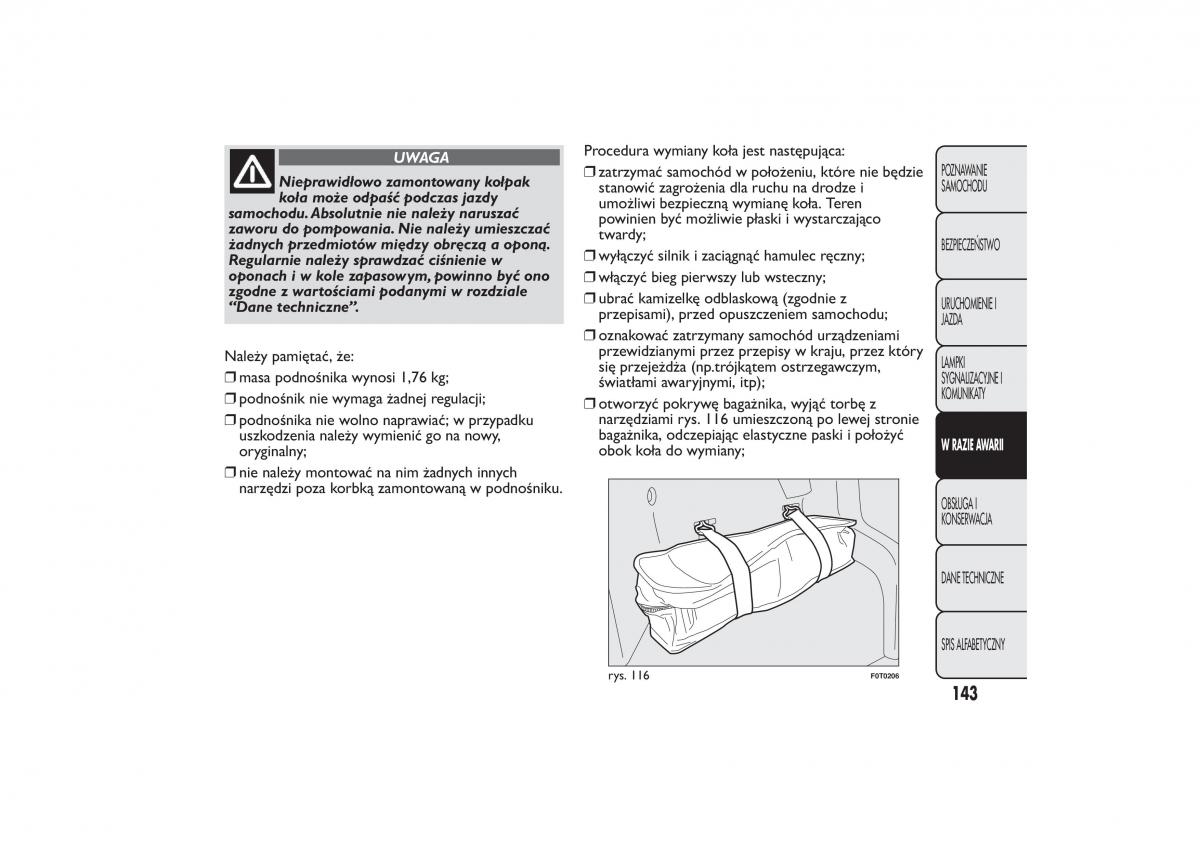 Fiat Quobo instrukcja obslugi / page 146