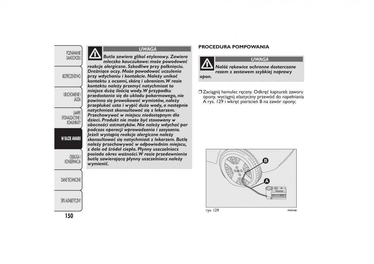 Fiat Quobo instrukcja obslugi / page 153