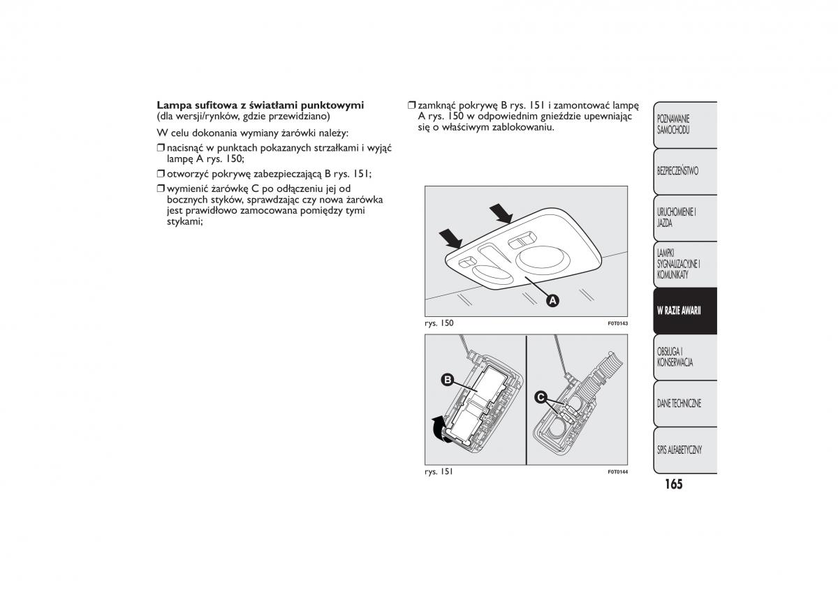 Fiat Quobo instrukcja obslugi / page 168