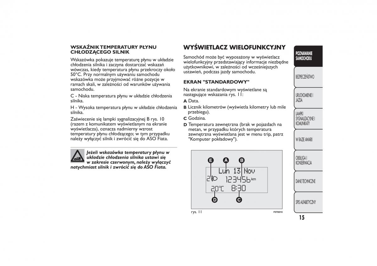 Fiat Quobo instrukcja obslugi / page 18