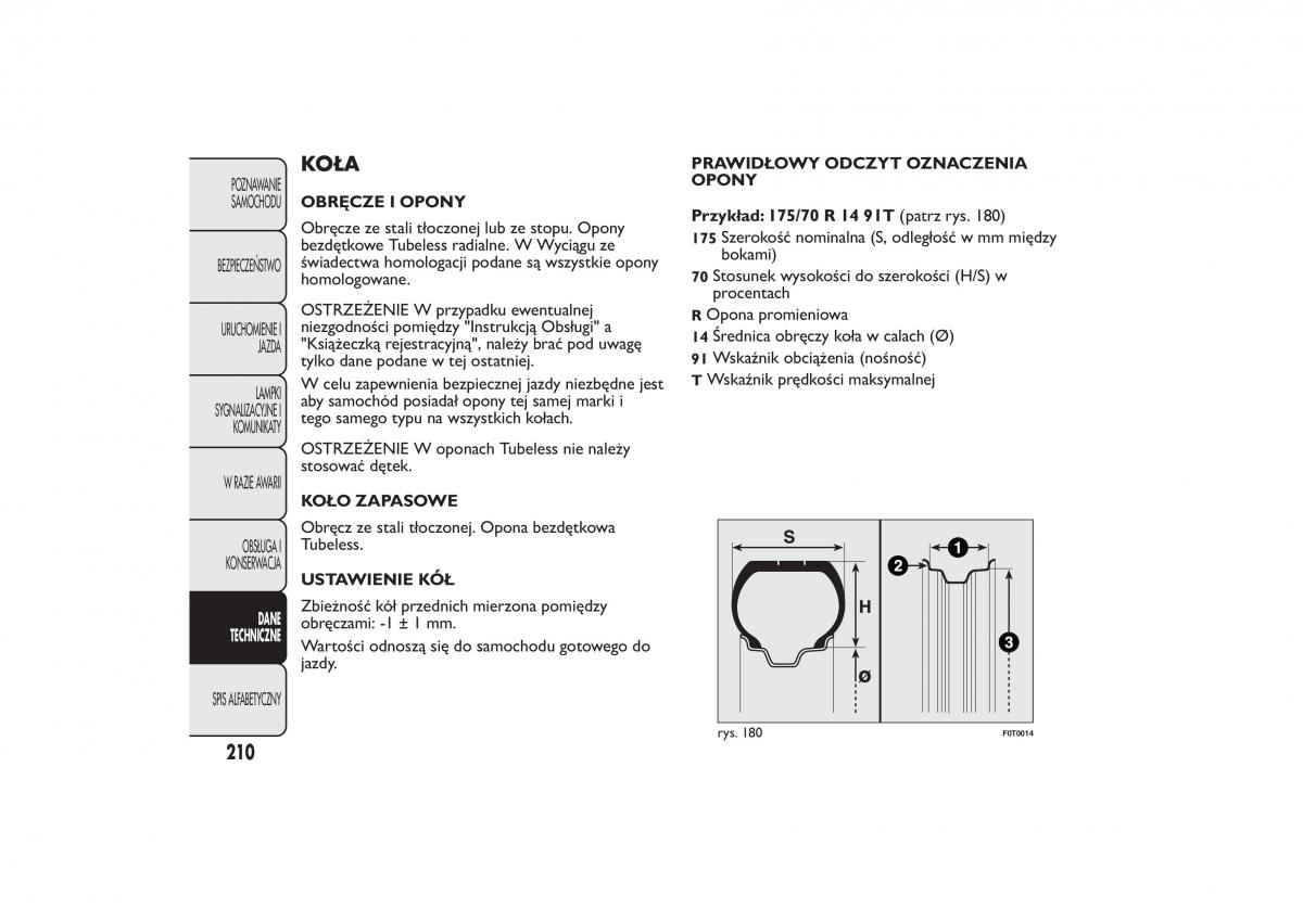 Fiat Quobo instrukcja obslugi / page 213