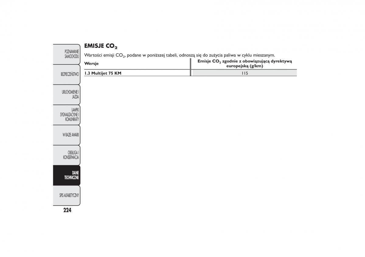 Fiat Quobo instrukcja obslugi / page 227