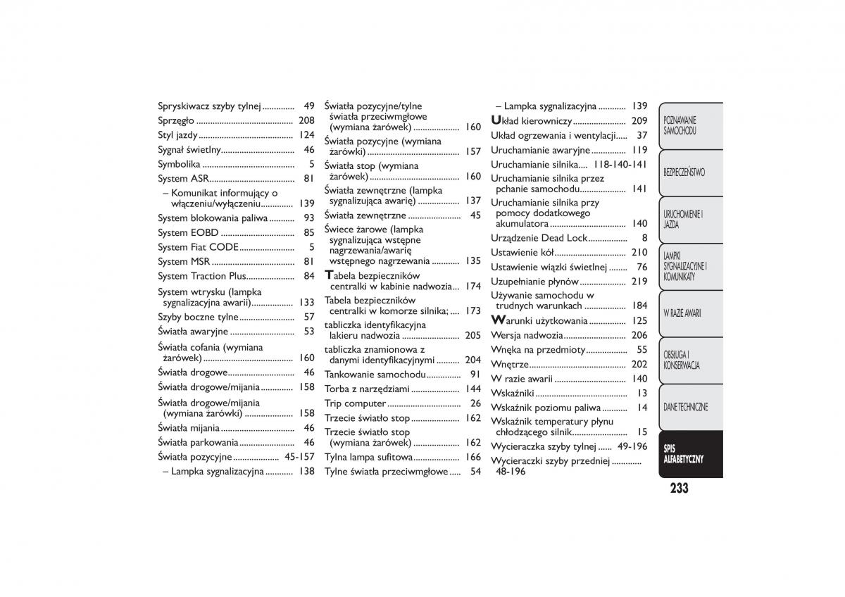 Fiat Quobo instrukcja obslugi / page 236