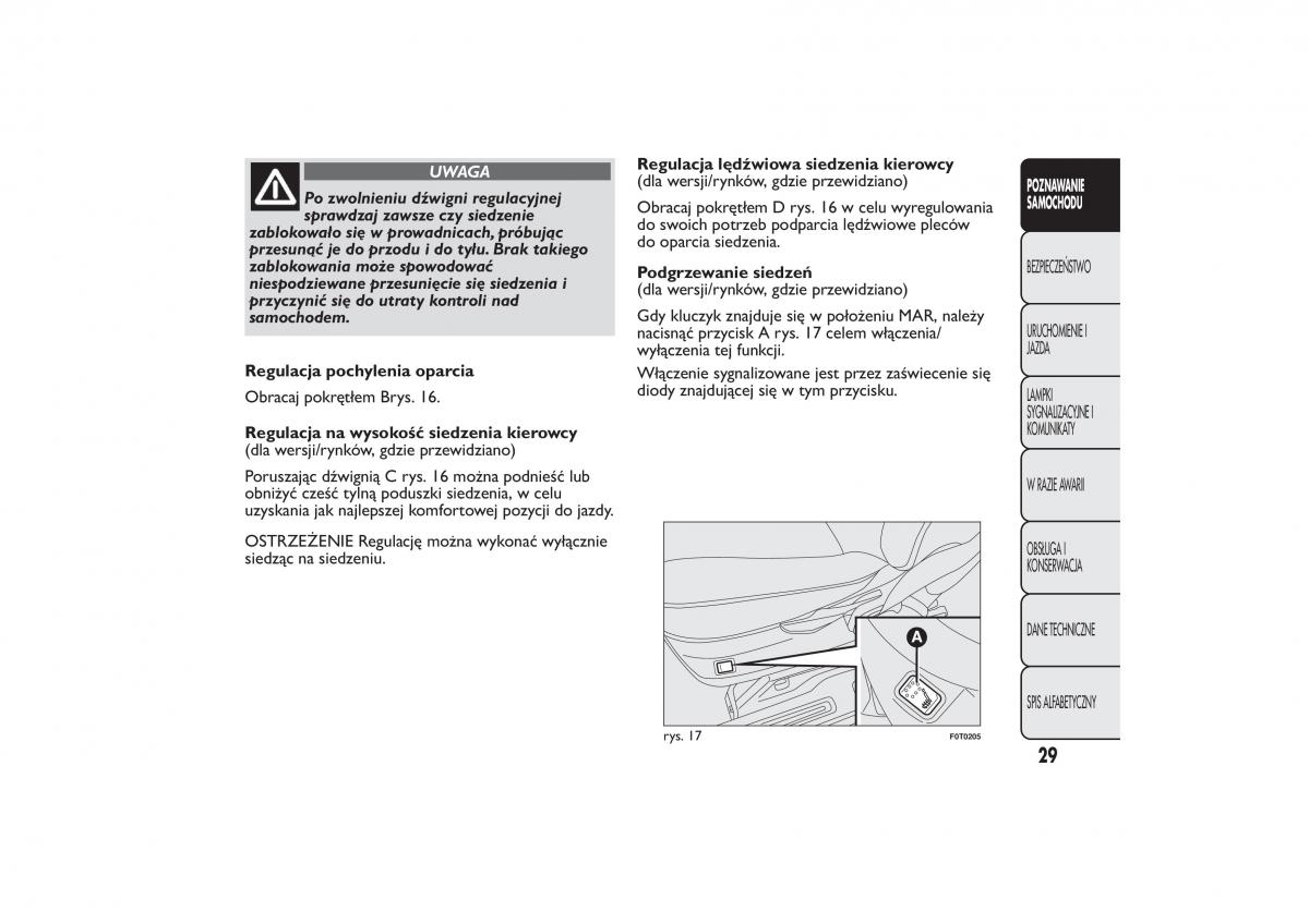 Fiat Quobo instrukcja obslugi / page 32